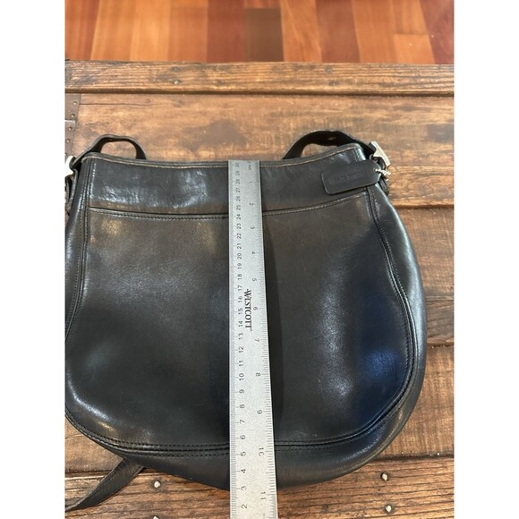 Vintage Coach Chelsea Soho A9D-6003 Black Crossbody Shoulder Bag Hobo Purse - Picture 8 of 8
